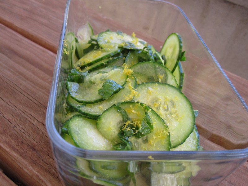 Herbed Lemon Cucumber Salad